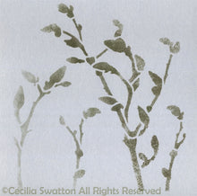 Load image into Gallery viewer, Budding branches stencil Good Girl Stencils