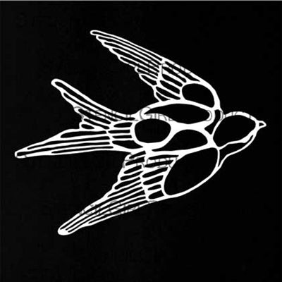 Flying Bird stencil