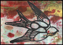 Load image into Gallery viewer, Flying Bird stencil