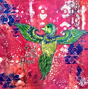 Baby Angel Wings Stencil