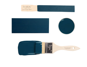 Fusion Mineral Paint  Willowbank New Release.  A classic navy with a vibrant twist. These rich tones will effortlessly tap a little energy into any space.