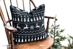 Stencil Christmas Sweater Pattern by Funky Junk Interiors