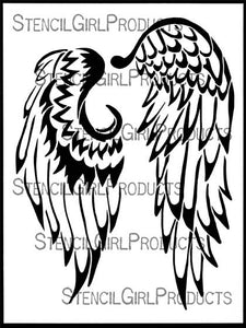 Angel Wings Stencil