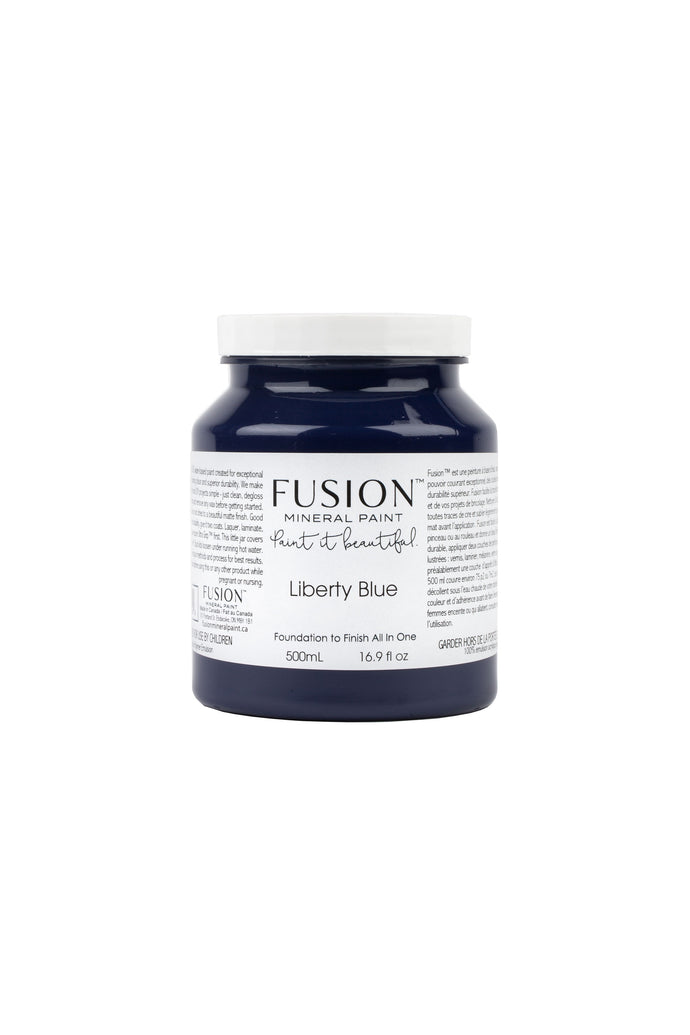 Fusion Mineral Paint Liberty Blue.