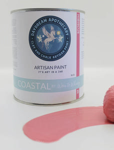 Daydream Apothecary Clay and Chalk Paint Artisan Worn to Whimsy Hibiscus NO.37 A wildly romantic coral that takes its name from the tropical Hibiscus flower.