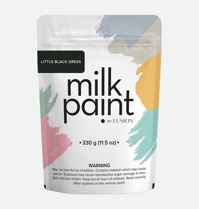 Fusion Milk Paint in Night Swim. A Milk Paint finish is incredibly unique and versatile – no need to worry about primers as it can be used on any porous surface, binding directly to ensure no chipping or peeling in the future!
