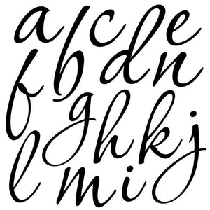 Iron Orchid Designs  Stamps Swoosh Lettering