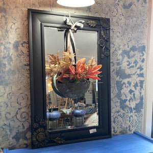 Mirror Vintage Sunflower by Miller's Crossing Design NY