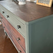 Load image into Gallery viewer, Dark Gray Green Buffet/Dresser