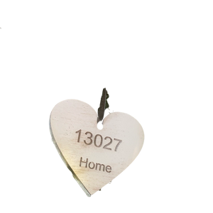 wood heart ornament Baldwinsville NY Zip Code