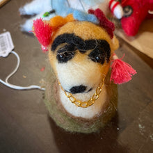 Load image into Gallery viewer, Wool Ornament Animal Honoring Artist, Freida