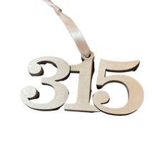 Load image into Gallery viewer, Wood 315 Ornament Baldwinsville Zip Code