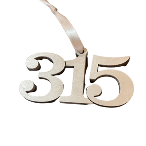 Wood 315 Ornament Baldwinsville Zip Code