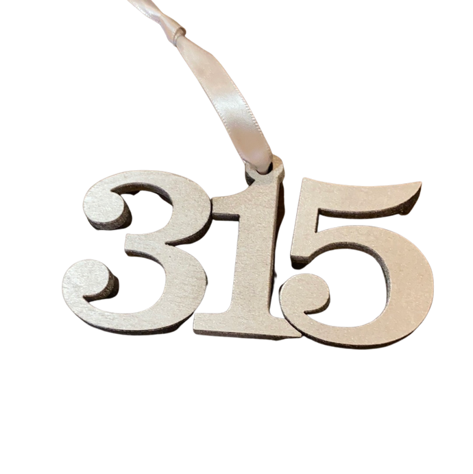 Wood 315 Ornament Baldwinsville Zip Code