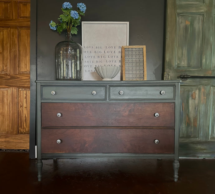 Dark Gray Green Buffet/Dresser