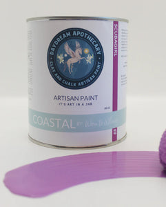 Daydream Apothecary Clay and Chalk Paint Artisan Worn to Whimsy Scuba Girl NO.42 An adventurous purple with pink undertones named after a woman who knows no limits and her time spent on the ocean.