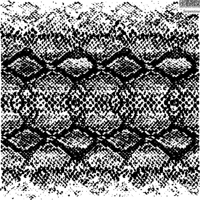 Iron Orchid Designs Stamp Serpentine 