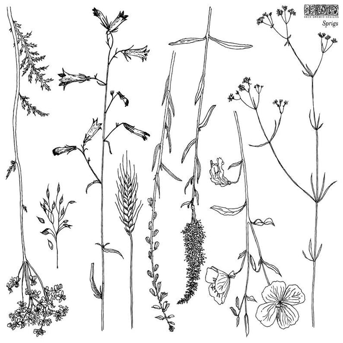 Iron Orchid Designs Stamp Sprig 