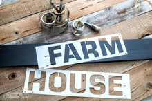 Load image into Gallery viewer, Stencil Farmhouse By Funky Junk Old Sign Stencils